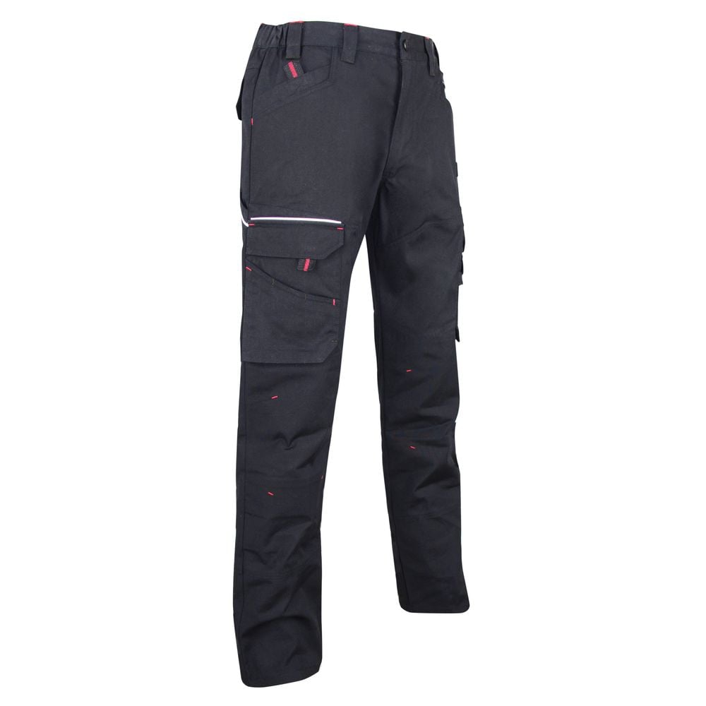 Pantalon de travail en tissu canvas extensible LMA Basalte 2