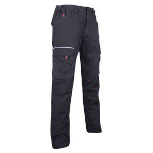 Pantalon de travail en tissu canvas extensible LMA Basalte 2