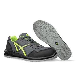 Basket de sécurité basses sans métal végan Albatros DRIFTER GREEN LOW S1P SRC