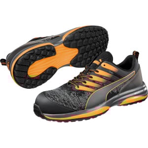 Baskets de sécurité basses vegan Puma Safety CHARGE ORANGE LOW S1P ESD HRO SRC