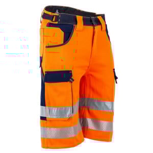 High visibility multi-pocket work bermuda LMA CANDELLE