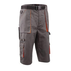 Bermuda de travail long multipoches Coverguard NAVY/PADDOCK II gris