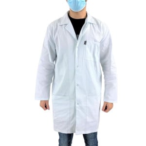 Student und Gymnasium Chemie Weißkittel Pigment LMA