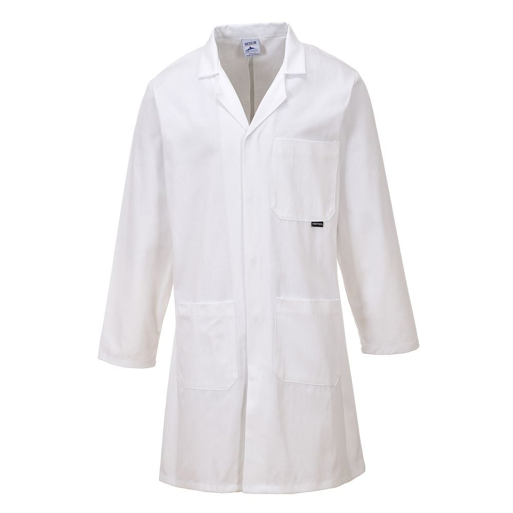 Portwest Standard 100% Cotton Lab Coat Oxwork