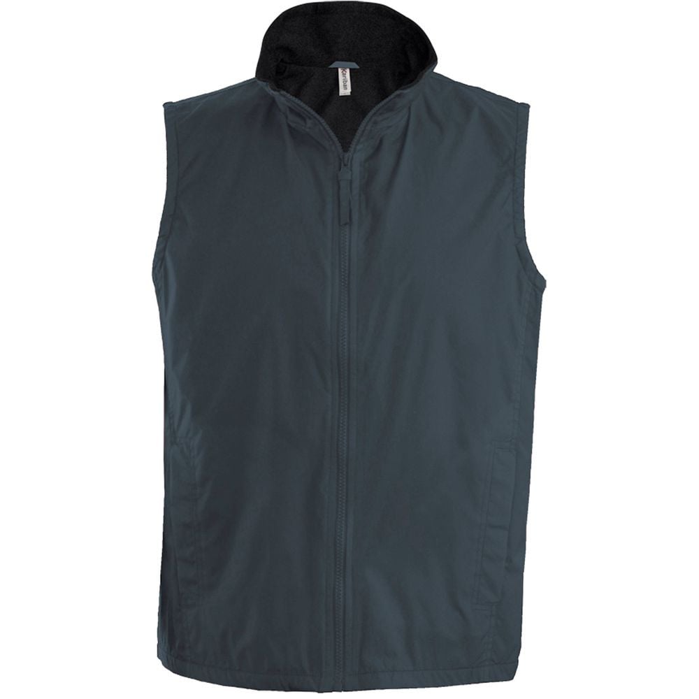 Bodywarmer doublé polaire Kariban gris noir