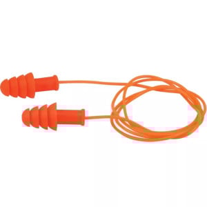 Bouchons d’oreille anti-bruit réutilisables avec cordelette PIP SNR33 dB