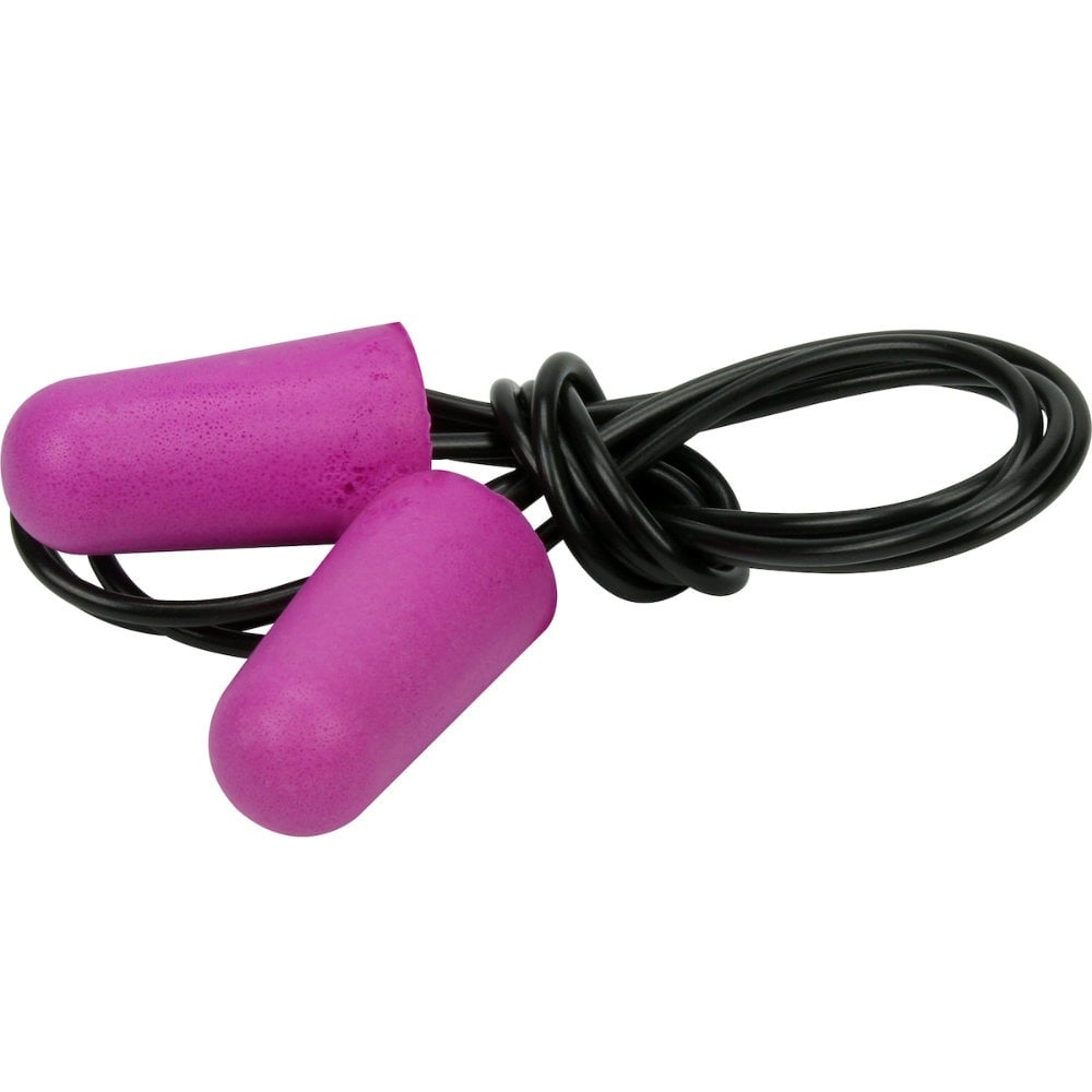Bouchons d’oreille anti-bruit jetables avec cordelette pour conduit auditif étroit PIP NANO BULLET SNR 37 dB
