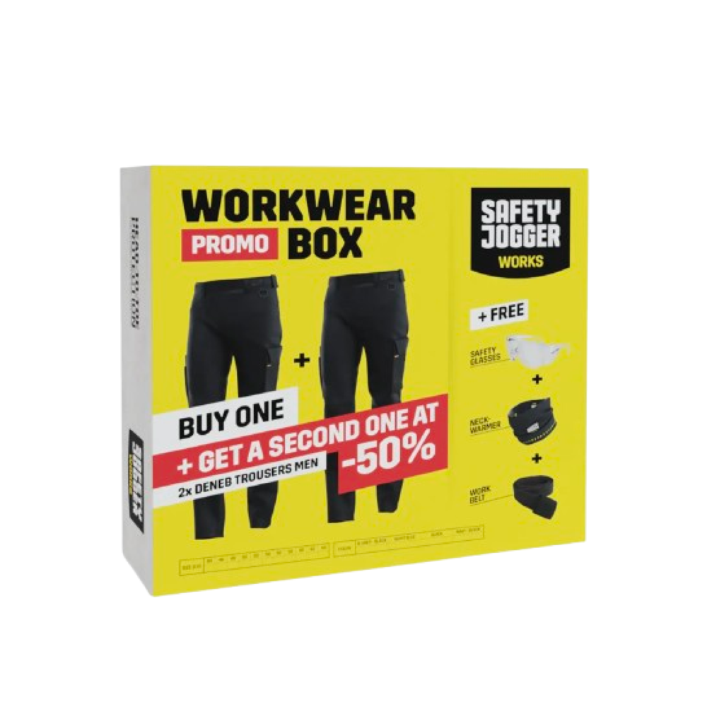Box promotionnelle pantalons de travail Safety Jogger DENEB