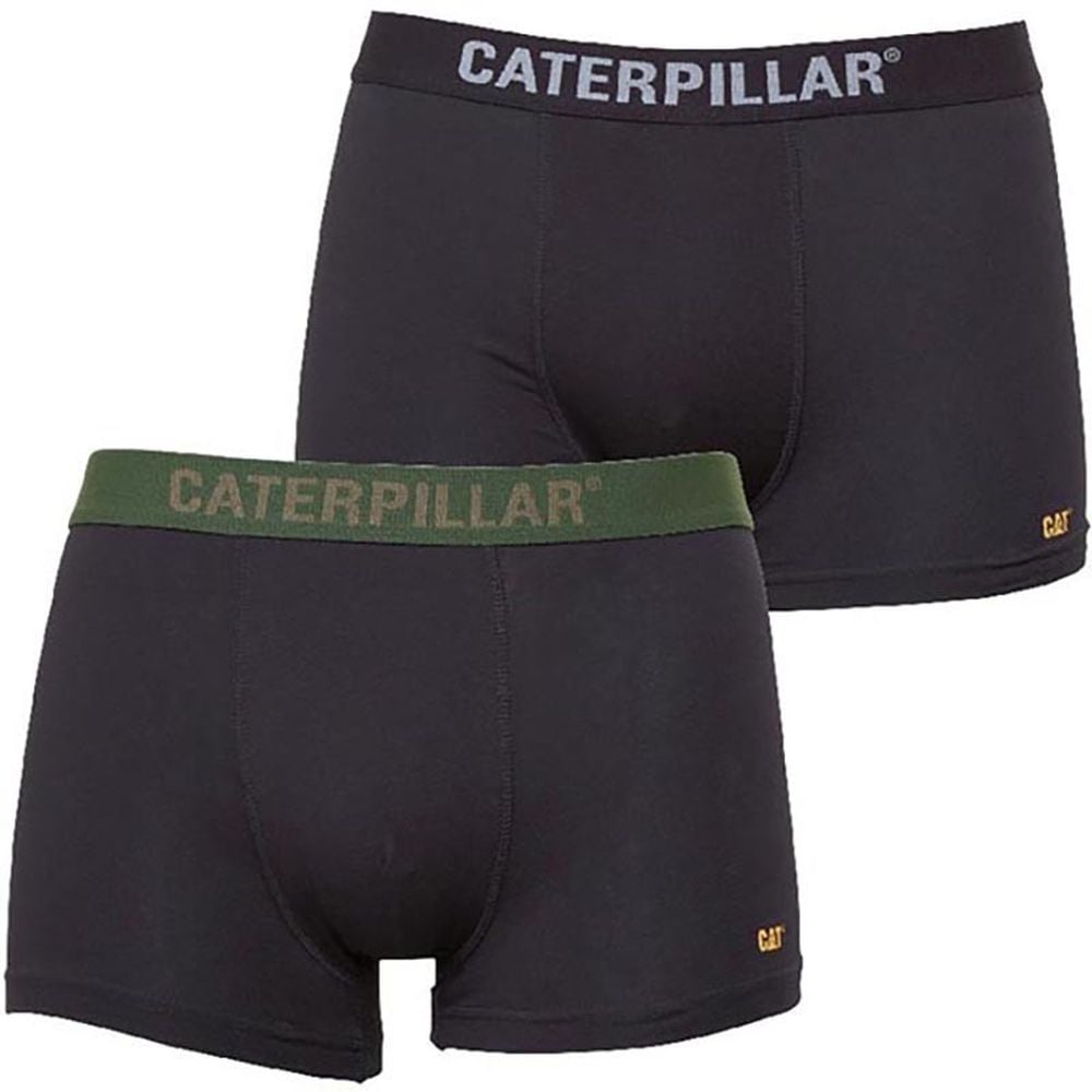 Boxer Shorts coton Caterpillar (lot de 2) noir