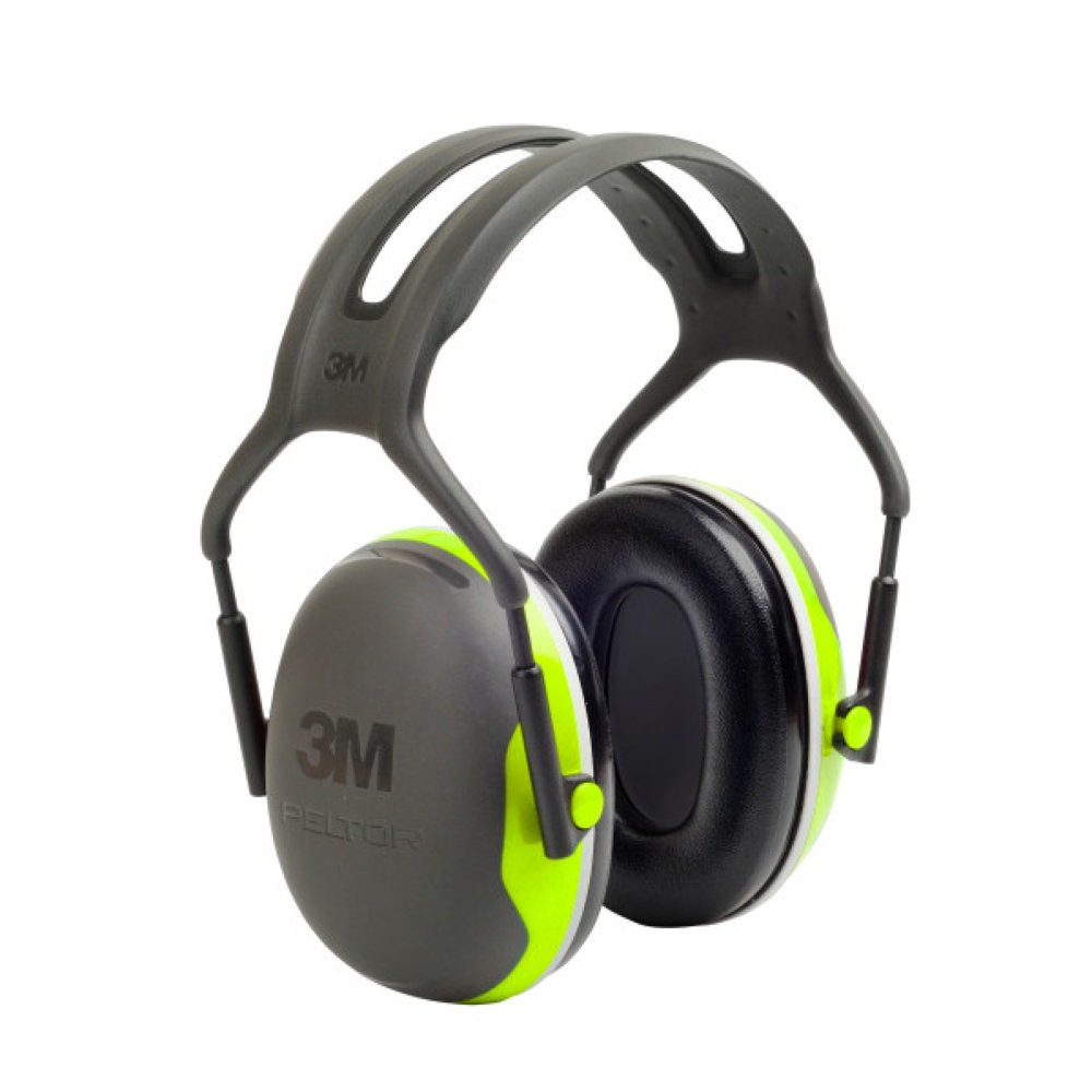 Casque antibruit haute visibilité serre-tête 3M PELTOR X4A SNR 33 dB