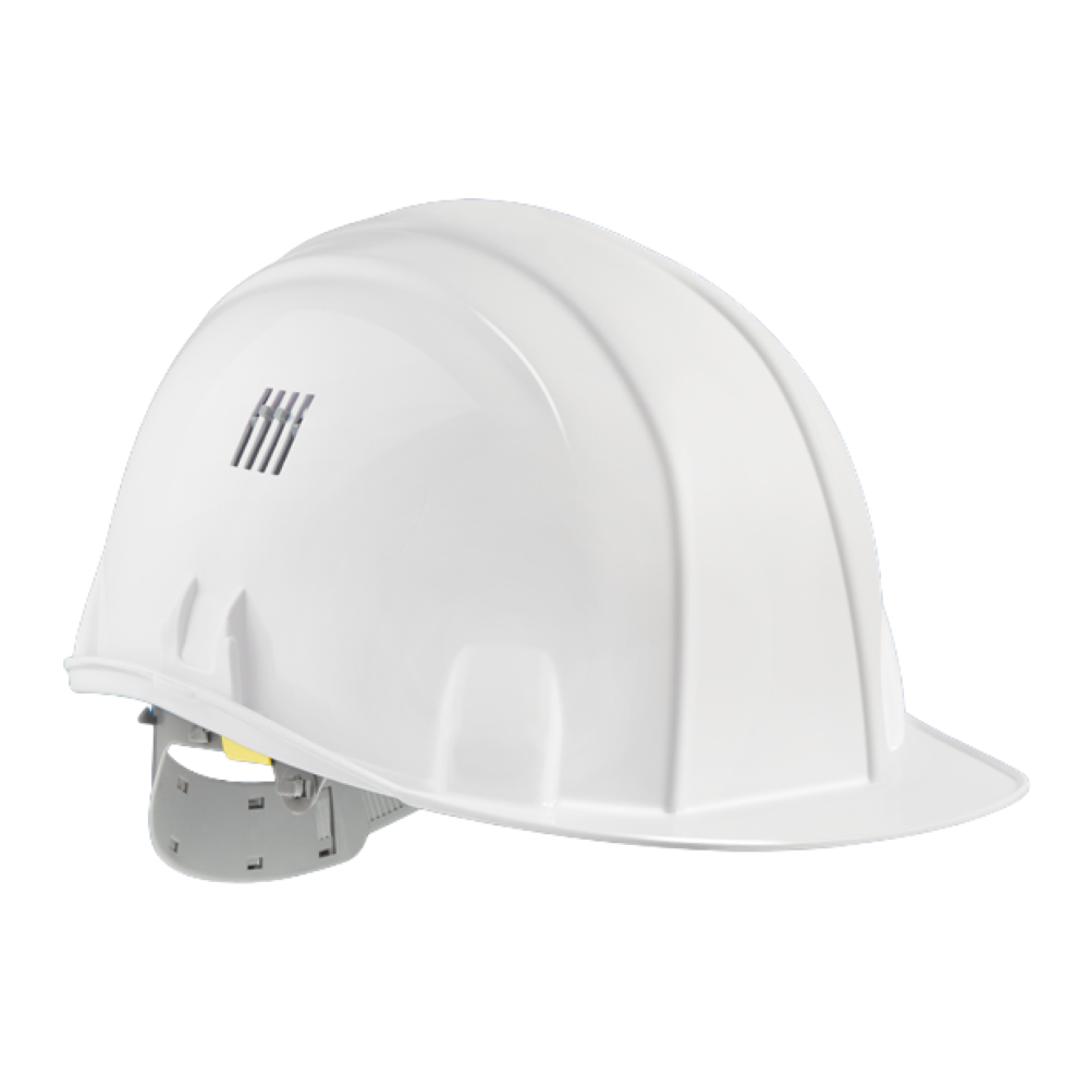 Casque de chantier ultra-léger avec aérations réglables et serre-nuque BRENNUS AUBOUEIX