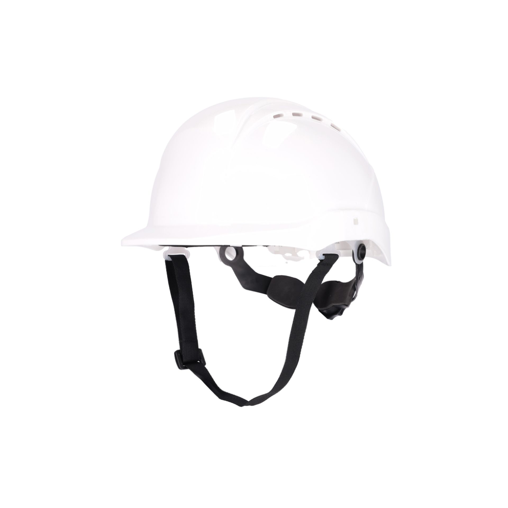 Casque de chantier ventilé avec jugulaire et serrage crémaillère ACTIVE GEAR Active Head