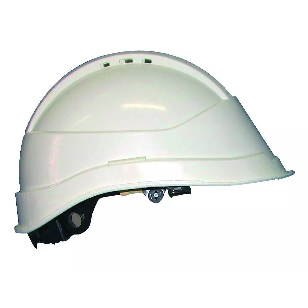 Casque de chantier ventilé à visière courte KARA AUBOUEIX