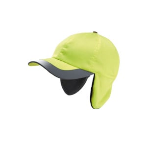 Casquette d’hiver fluorescente WK. Designed To Work - Jaune