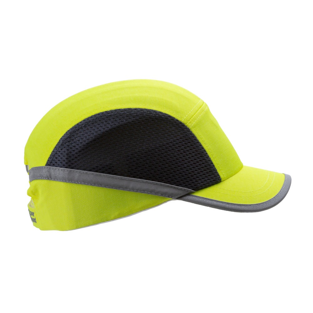Casquette anti-heurt haute visibilité mixte avec aération latérale COVERGUARD_jaune