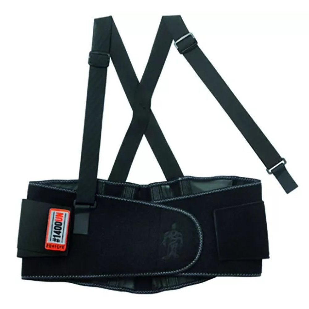 Ceinture lombaire de soutien dorsal avec bretelles amovibles PROFLEX 1400 ERGODYNE_vue_face