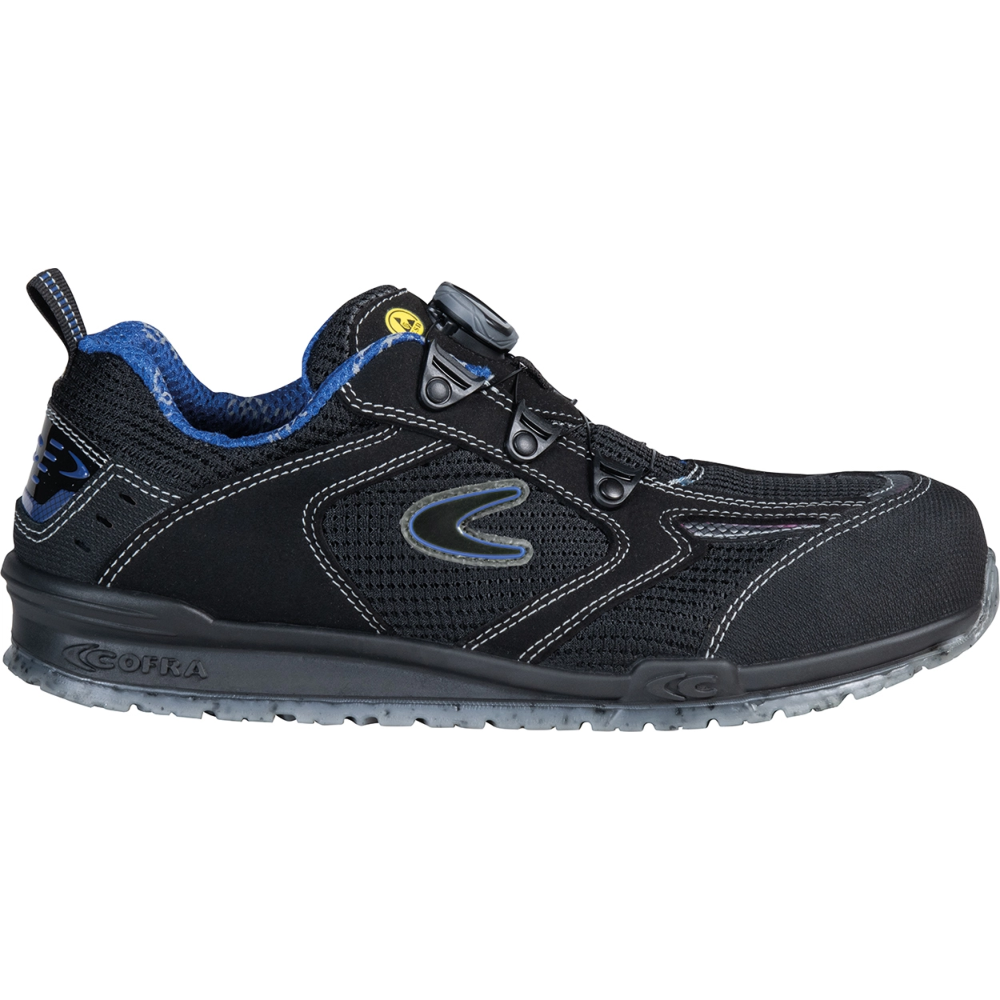 COFRA Scarpe Sicurezza Padel S1P SRC - Pelle E Tessuto, Puntale Alluminio 200J