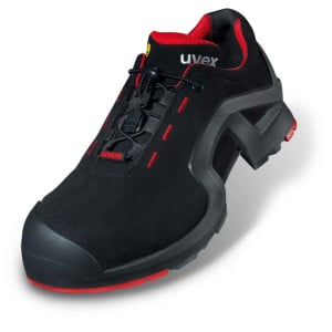 Chaussures de sécurité basses Uvex 1 x-tended support S3 SRC noir / rouge