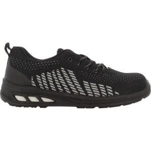 Chaussures de sécurité décontractées basses S1P Safety Jogger FITZ noir blanc