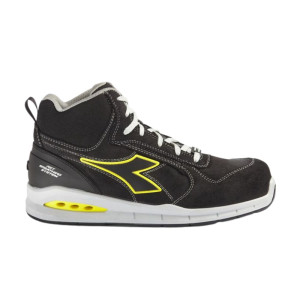 Chaussures de sécurité montantes DIADORA RUN NET S3 SRC - noir / noir - droite