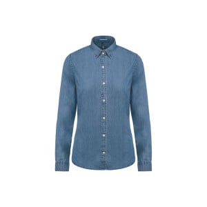 KARIBAN WOMEN camicia di jeans