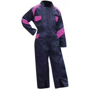 Combinaison de travail double zip enfant junior LMA FLEUR