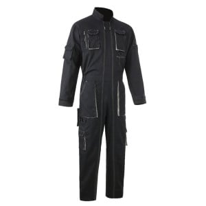 Combinaison de travail multipoche avec poches genouillères Coverguard NAVY/PADDOCK II bleu foncé