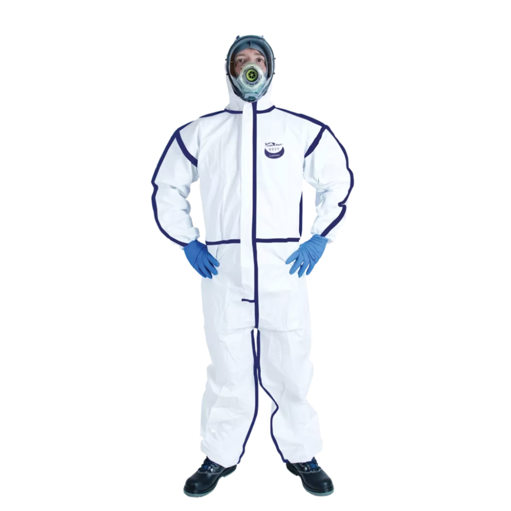 Combinaison jetable à capuche antistatique avec dos aéré WeeSafe WeeBack Type 5-6