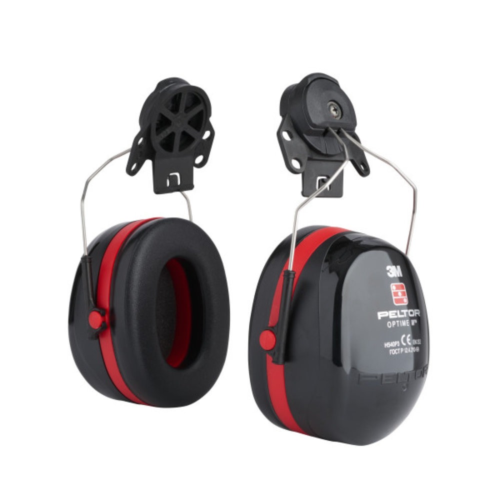 Coquilles antibruit 3M PELTOR Optime III SNR 33 dB à monter sur casque