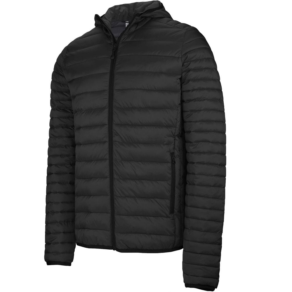 Doudoune légère à capuche homme Kariban noire