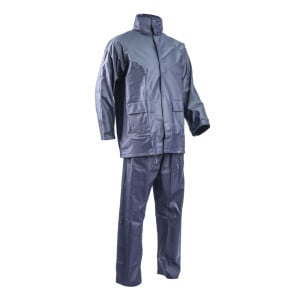 Ensemble de pluie 170g Enduction PU Coverguard EN 343 Navy