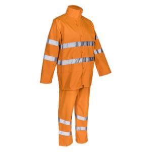 Tuta da lavoro HV impermeabile e traspirante KAWA Coverguard