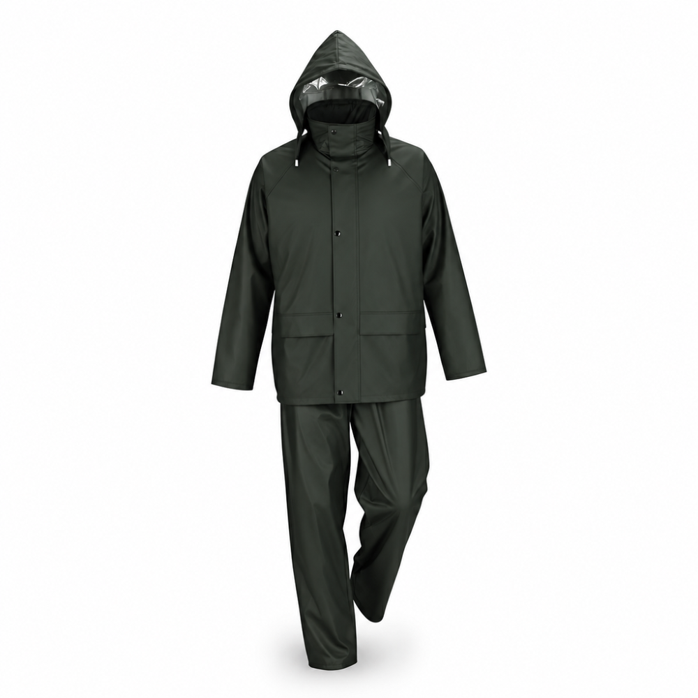 Regenanzug mit hohem Wasserdichtigkeitsschutz mit integriertem Schirm WAVE ACTIVE GEAR