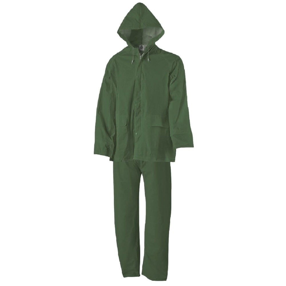 Ensemble de pluie mixte imperméable PVC Active Gear TEMPEST Vert