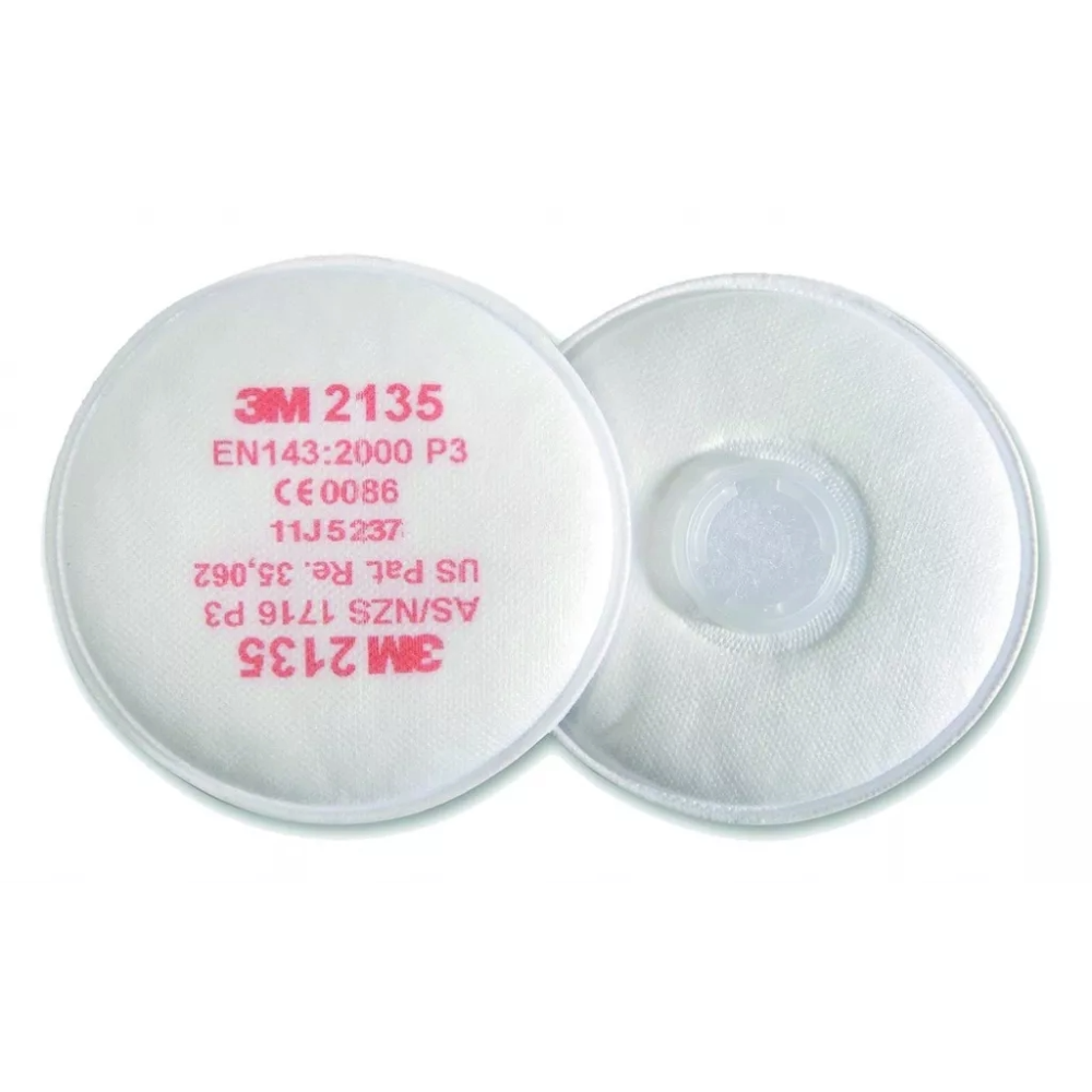 Filtre à particules P3 R pour masque de protection respiratoire 3M Série 6000 et 6800 (Lot de 2)_vue_de_face