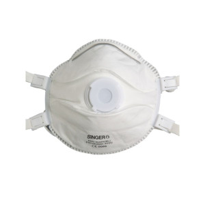 Demi-masque classique valve FFP3 NR D Singer Safety boîte de 5 pièces