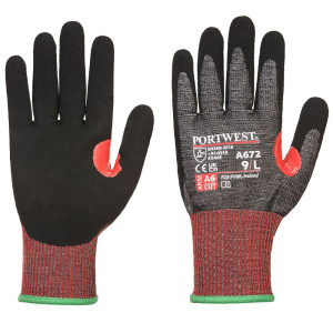 Gant de travail cuir anti-coupures tactiles excellente adhérence Portwest AHR13
