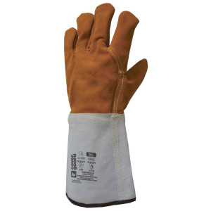 gant de protection cuir anti-chaleur coverguard euroweld 250 extérieur