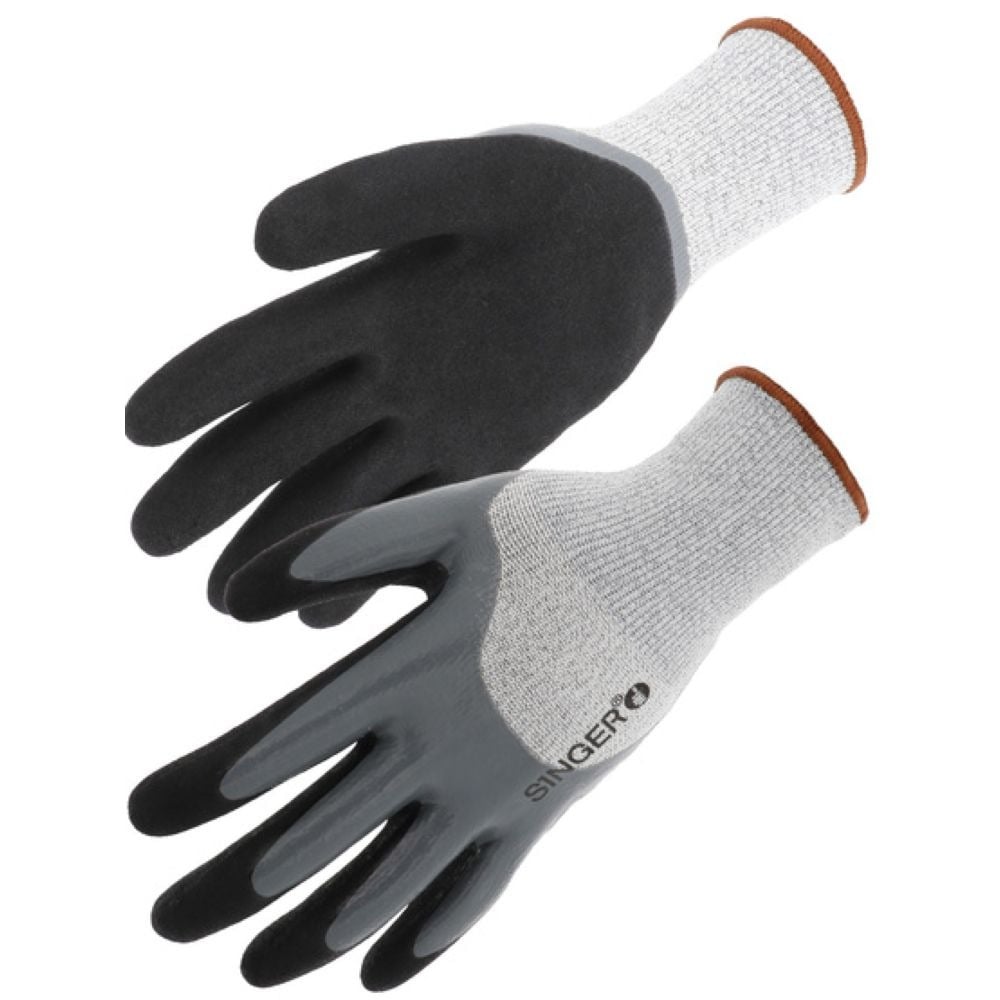 Gant de protection Singer Safety double enduction nitrile