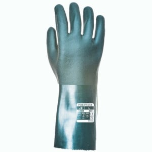 Gants PVC 35cm double trempage taille 10/XL Portwest