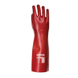 Gants PVC rouge taille 10/XL Portwest