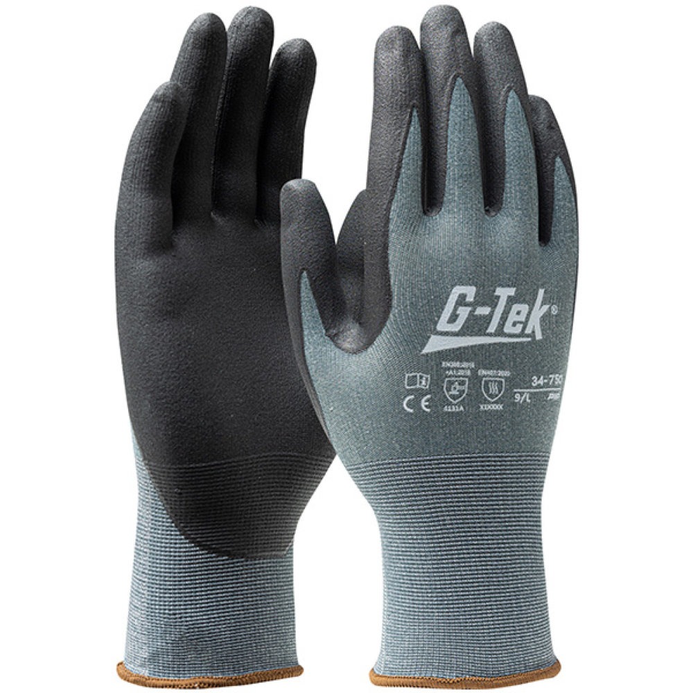 Gants de manutention tactiles respirants avec dextérité et grip G-TEK PIP (Lot de 12)