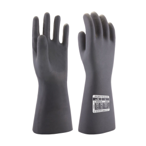 Paire de gants de protection chimique neoprene Portwest noir