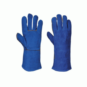Gants de protection soudeur Portwest Cuir Bovin A510 bleu