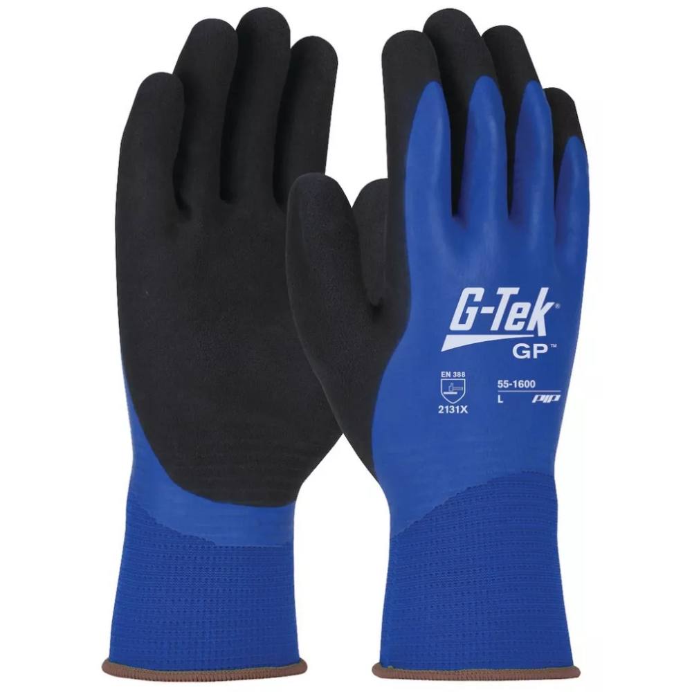 Gants polyester double enduction Pip latex