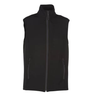 Bodywarmer softshell 2 couches Penduick Gibraltar noir jaune