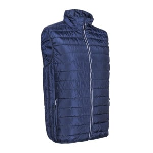 Gilet matelassé sans manche col montant détails réfléchissants Coverguard KABA Marine