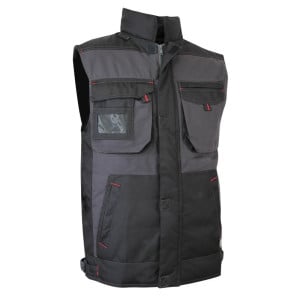 Two-tone sleeveless vest SABLE LMA