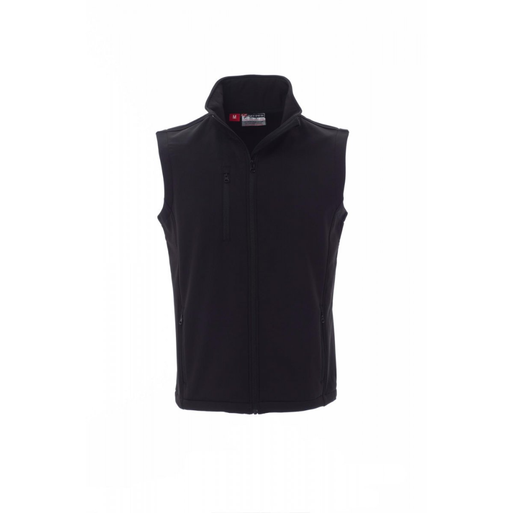 Gilet softshell sans manche hydrofuge homme GLASGOW PAYPER_noir