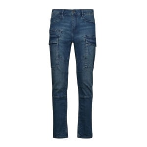Jean de travail multipoches denim stretch slim Diadora STONE CARGO LIGHT